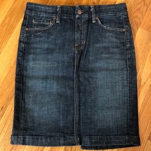 Citizens of Humanity Denim Novak Skirt 26